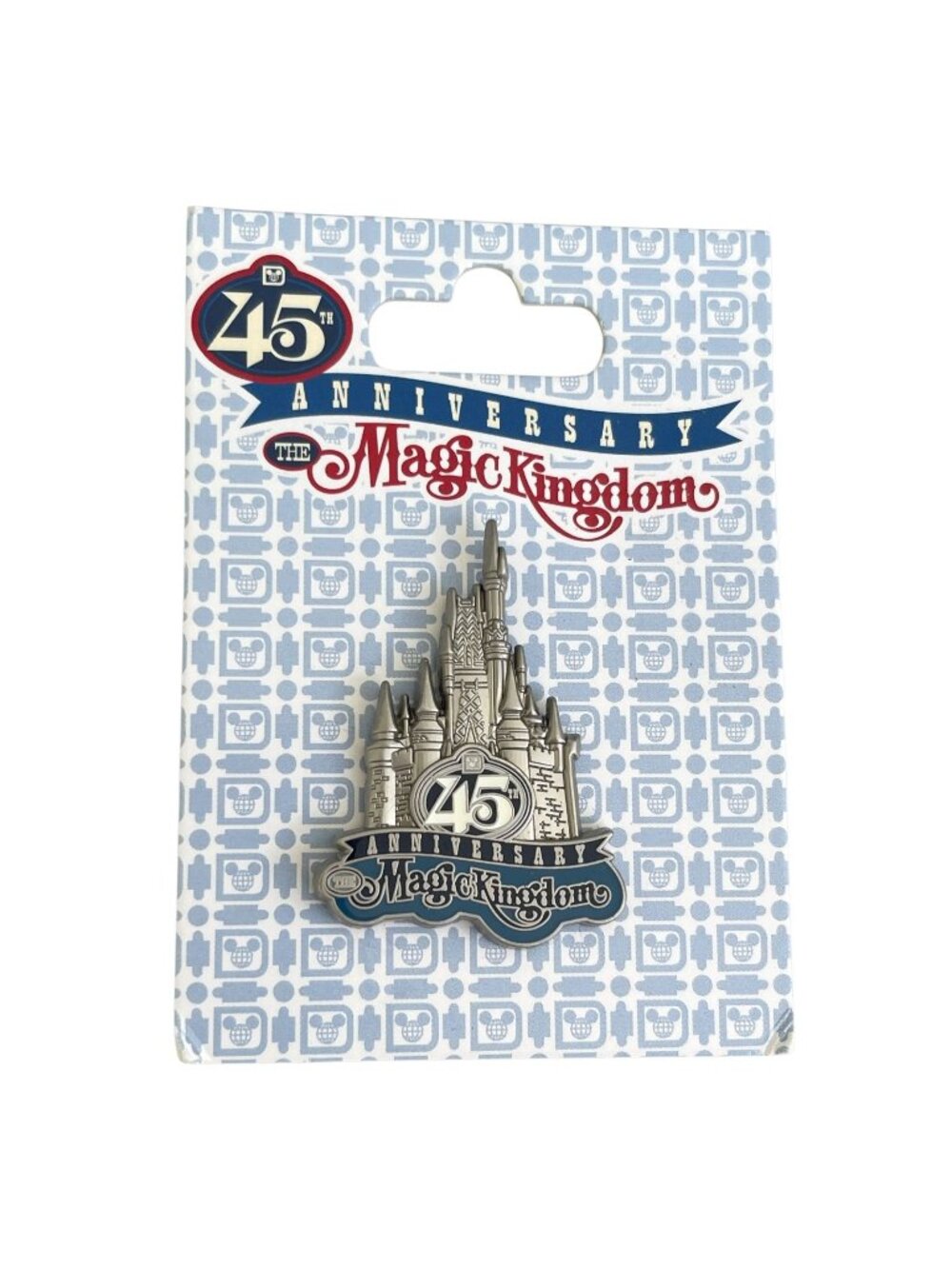Walt Disney World Magic Kingdom 45th Anniversary Cinderella Castle Pin